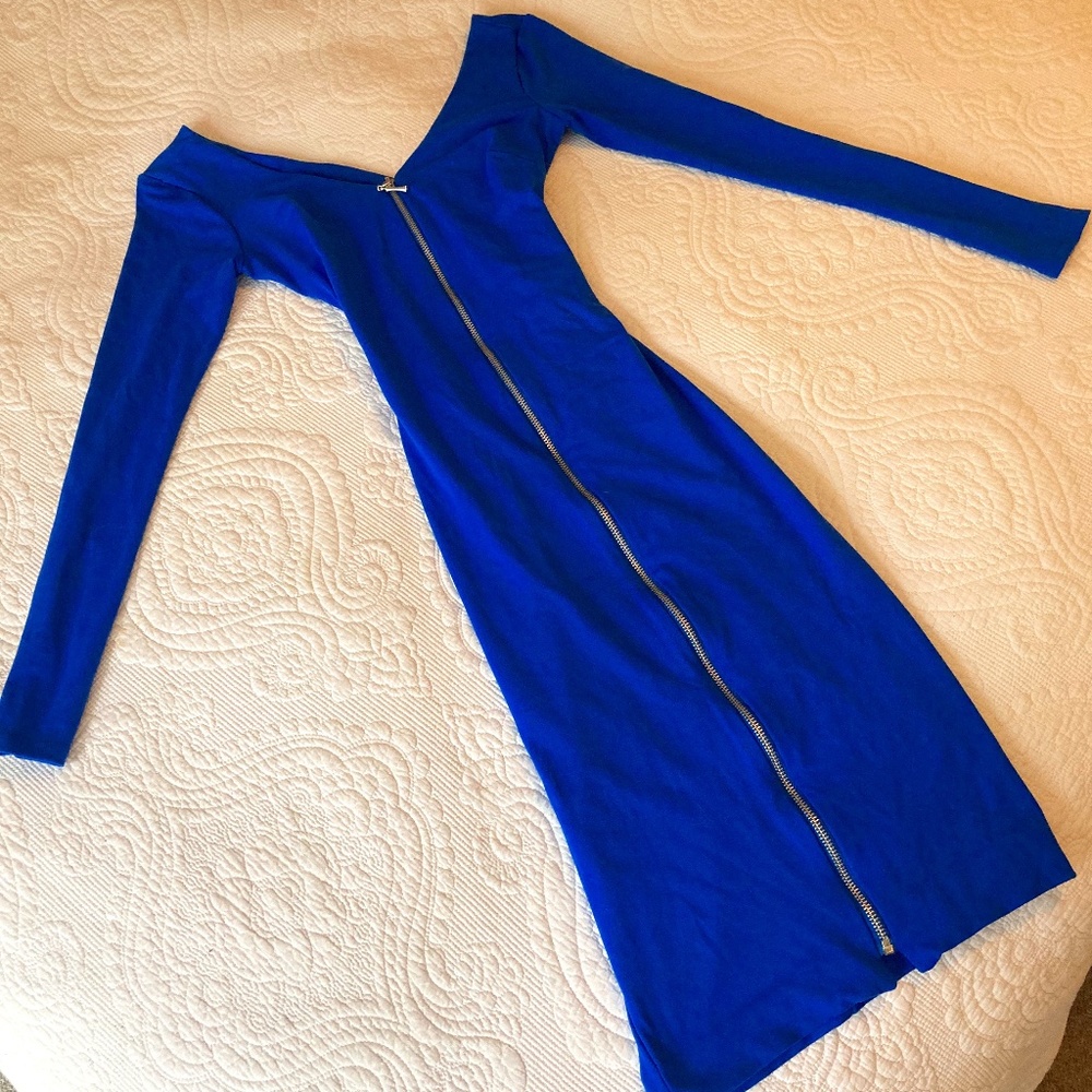 Cobalt Blue XSmall Bebe Cocktail Dress